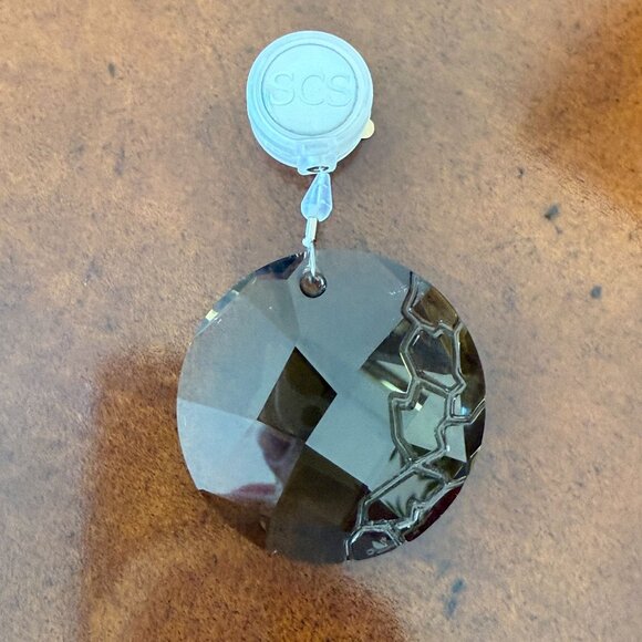 Swarovski Crystal-Earth Ornament- Amber SCS Suncatcher w/Box & COA 1003284 - Picture 3 of 11